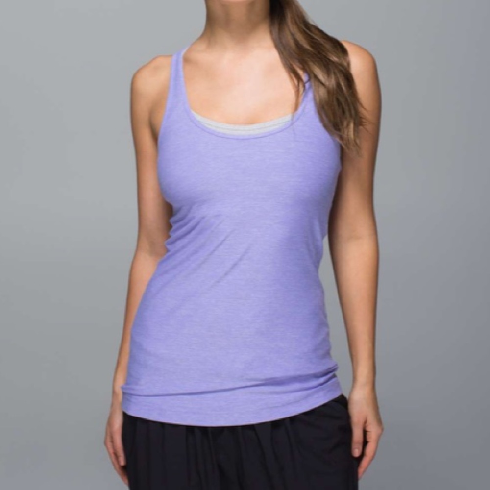 Lululemon Cool Racerback - Heathered Lullaby